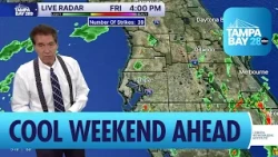 Cool Front Brings Rain and Cooler Temps to Tampa Bay