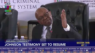 Johnson testimony set to resume
