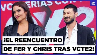WHAT DID THEY SAY TO EACH OTHER?😯 Fernanda and Chris reunited after leaving VCTE2