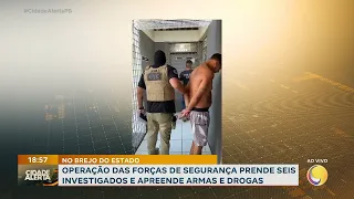 Security forces operation arrests 6 suspects and seizes weapons and drugs