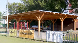 Ve Sportovním areálu Baťov vzniká nová pergola