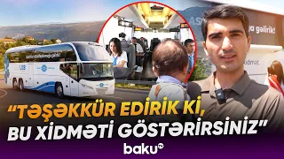 Səyyar ASAN xidmət Laçında | Sakinlərə dövlət xidmətləri göstərilir - Baku TV