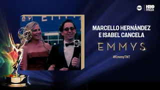 Marcello Hernández and his mother Isabel shine together at the 2026 Emmys | #EmmyTNT