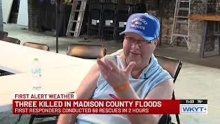 Three dead after flood in Madison County, survivor speaks out