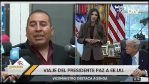 Rodrigo Paz participa en cumbre en EE.UU.; viceministro Santamaria resalta beneficios para Bolivia