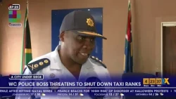 Western Cape police threaten taxi rank shutdown amid rising violence