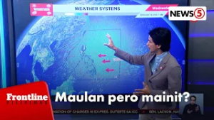Unti-unting pag-init ng panahon, mararamdaman na sa mga susunod na araw | Frontline Pilipinas