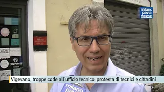 Vigevano: Excessive lines at the technical office: professionals and citizens protest