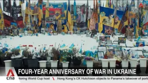 Commemoration ceremony held in Kyiv to mark fourth anniversary of Russia-Ukraine conflict