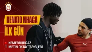 ? Yeni transferimiz Renato Nhaga'nın Kemerburgaz Metin Oktay Tesisleri’ndeki ilk günü