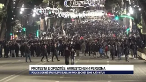 Protesta e opozitës, arrestohen 4 persona