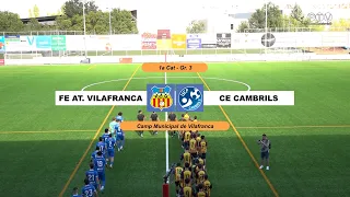 FC Vilafranca 0 - CE Cambrils 3