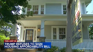 Trump says he will not sign bipartisan housing bill, but doesn't threaten veto either