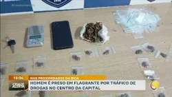 Man caught red-handed for drug trafficking in the capital's downtown area