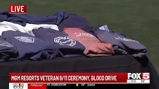 MGM Resorts veterans mark 9/11 25th anniversary with UNLV memorial donation, blood drive