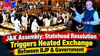 J&K Assembly: Statehood Resolution Triggers Heated Exchange Between BJP & Government | JKL 25 09 26