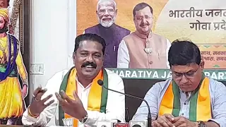 Goan Reporter::: BJP Leaders Addressed Media