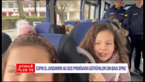 COPIII ȘI JANDARMII AU DUS PRIMĂVARA BĂTRÂNILOR DIN BAIA SPRIE