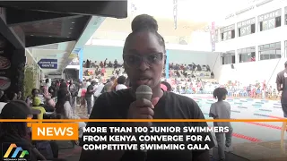 More than 100 junior swimmers from Kenya converge for a competitive swimming gala