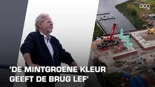 Nieuwe sluisbrug Meerstad krijgt eindelijk vorm