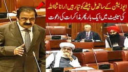 Rana Sanaullah Offers Talks to Opposition Again in Senate! Is Political Dialogue Back on the Table?