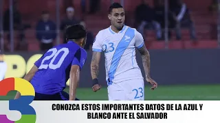 Get to know these important facts about the Blue and White against El Salvador