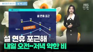 설 연휴 포근...내일 오전~저녁 약한 비