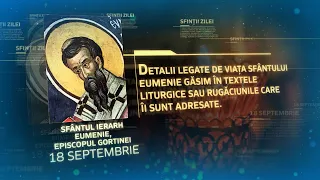 Sfântul Ierarh Eumenie, episcopul Gortinei – 18 septembrie #Sinaxar
