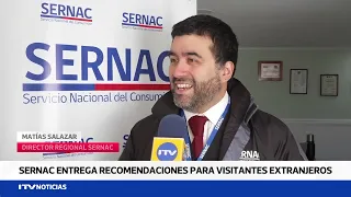 Sernac provides recommendations to foreign tourists to protect their rights