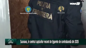 Suceava, în centrul capturilor record de țigarete de contrabandă din 2025