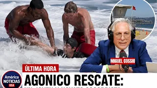 AGÓNICO RESCATE: Un joven y novato socorrista salva la vida de un niño en California