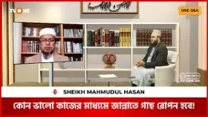 কোন ভালো কাজের মাধ্যমে জান্নাতে গাছ রোপন হবে! Sheikh Mahmudul Hasan | One Q&A | TV One UK