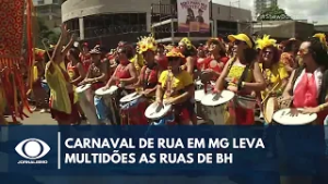 BH é tomada pela folia no domingo de Carnaval
