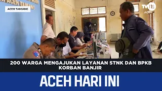 200 Residents Apply for Flood-Damaged Vehicle Document Replacement Service | Aceh News Today
