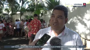 Air Tahiti : rassurée par Moetai Brotherson, l’intersyndicale attend désormais des actes concrets