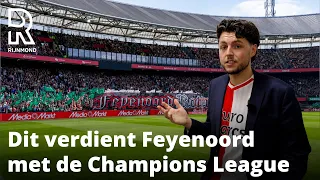 Feyenoord in de Champions League: dit verdient de club | Rijnmond