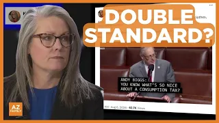 Hypocritical? Hobbs campaign hits Biggs over sales tax plan