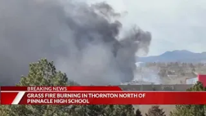 I-25 closed, evacuations issued for Thornton grass fire