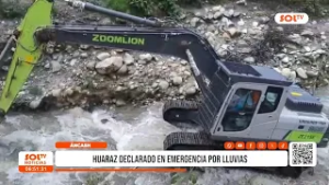 Áncash: Huaraz es declarado en emergencia por lluvias