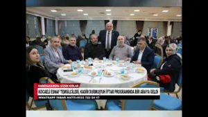 KOCAELİ ESNAF TEMSİLCİLERİ, KADİR DURMUŞ’UN İFTAR PROGRAMINDA BİR ARAYA GELDİ