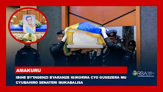 Ibyaranze umuhango wo gusezera mu cyubahiro Senateri Mukabalisa