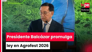 President Balcázar participated in the Agrofest 2026 International Pollination Forum