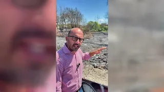 Fires in Trullo and Villa Bonelli, Lanzi: “Expanse of burnt waste uncovered on Via Frattini”