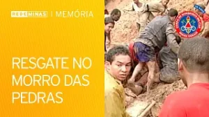 Resgate de soterrados no Morro das Pedras em BH [Rede Minas Memória]