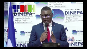 DINEPA / Bilan du Directeur général, Théophil Ostinvil