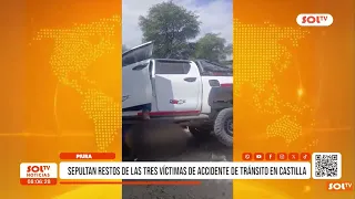 Piura: remains of the three traffic accident victims in Castilla are laid to rest