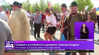 Thousands of sheep farmers protest in the Capital. Gendarmerie used tear gas