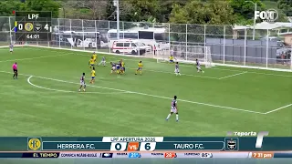 LPF Daily: Tauro FC defeated Herrera FC 6-0