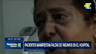 #TeleislasNews I Pacientes manifiestan falta de insumos en el hospital.