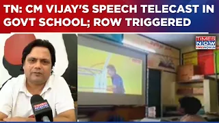Viral School Video Of CM Vijay's Speech Triggers Political Row, Tamil Nadu Suspends Headmistress